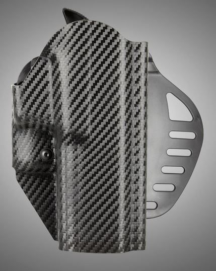 Hogue ARS Stage 1 Carry Springfield XDM Right Hand Holster CF Weave Black - Hogue