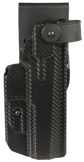 Hogue ARS Stage 2 Duty Holster Duty CZ P-07 P-09 Right Hand Holster CF Weave Black - Hogue