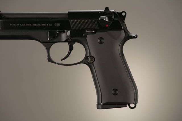 Hogue Beretta 92 Aluminum - Matte Black Anodized - Hogue