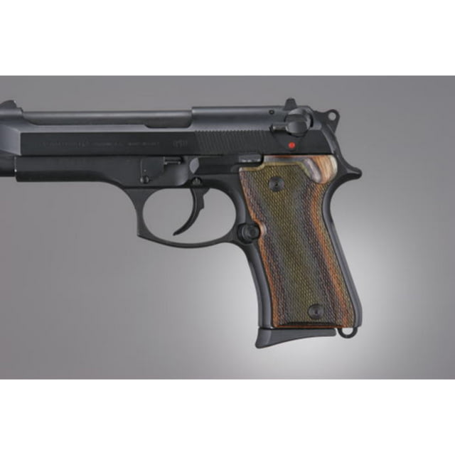 Hogue Beretta 92 Compact Lamo Camo Checkered - Hogue