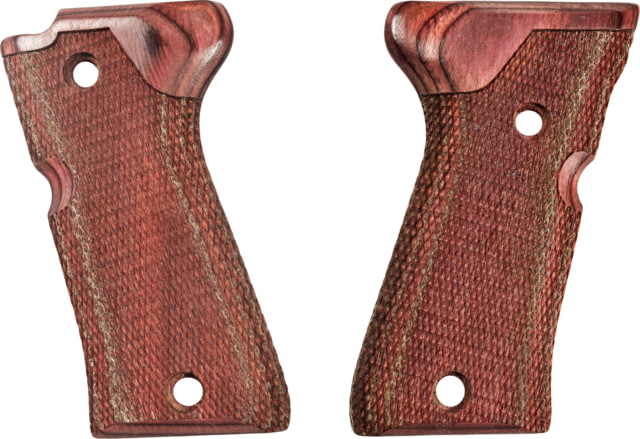 Hogue Beretta 92 Compact Rose Lam. Grip Checkered - Hogue