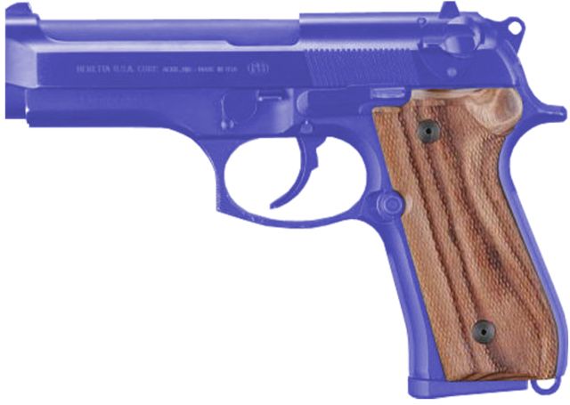 Hogue Kingwood Checkered Grip - Beretta 92 - Hogue