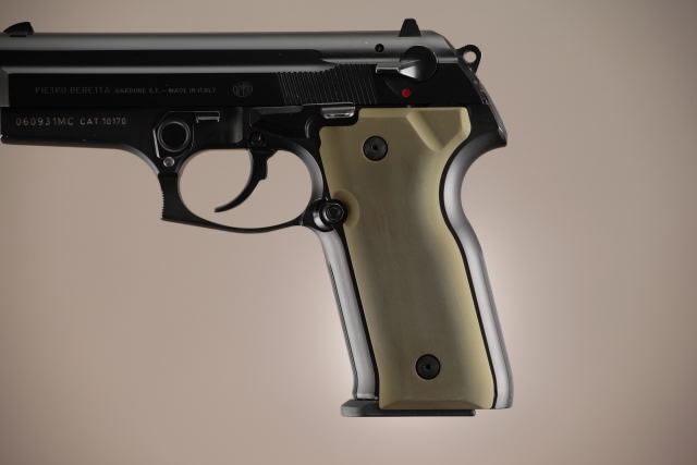 Hogue Beretta Cougar 8045 Aluminum - Matte Green Anodized - Hogue