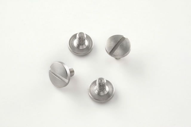 Hogue Beretta Screws 4 Slotted - Stainless Finish - Hogue