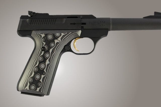 Hogue Browning BuckMark G-10 - G-Mascus Black/Gray - Hogue