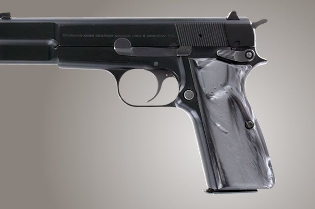 Hogue Browning Hi-Power Black Pearlized-Polymer - Hogue