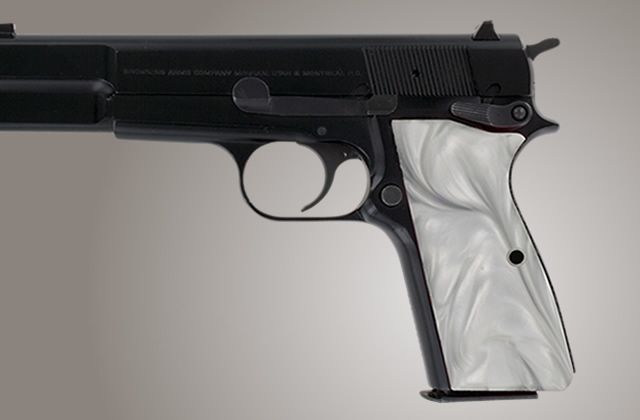 Hogue Browning Hi-Power White Pearlized-Polymer - Hogue