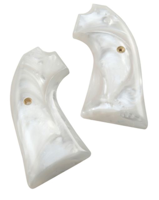 Hogue Cowboy Action Grip Ruger Blackhawk Vaquero and Single Six White Pearlized Polymer - Hogue