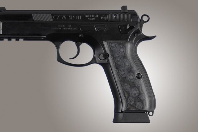 Hogue CZ-75 - CZ-85 G-10 - G-Mascus Black/Gray - Hogue