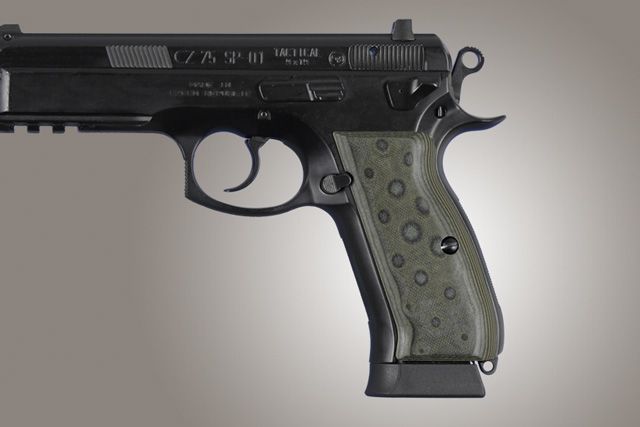 Hogue CZ-75 - CZ-85 G-10 - G-Mascus OD Green Camo - Hogue