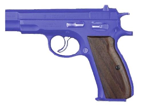 Hogue Rosewood Pistol Grip - CZ-75 CZ-85 - Hogue