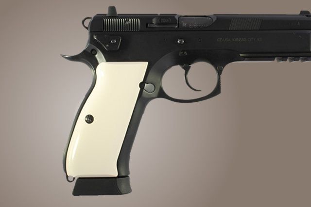 Hogue CZ 75 Smooth Ivory Polymer - Hogue