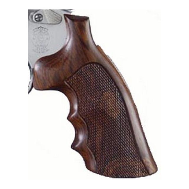 Hogue Dan Wesson Large Frame Coco Bolo Checkered - Hogue