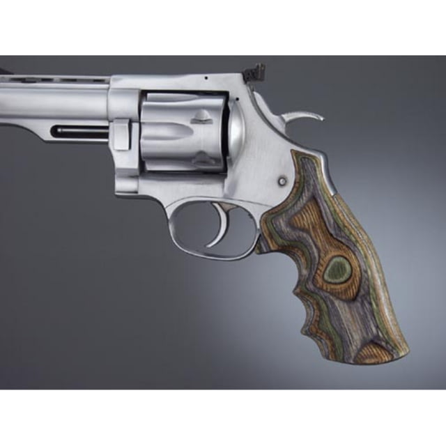 Hogue Dan Wesson Lg. Frame Lamo Camo Top Finger Groove Stripe/Cap - Hogue