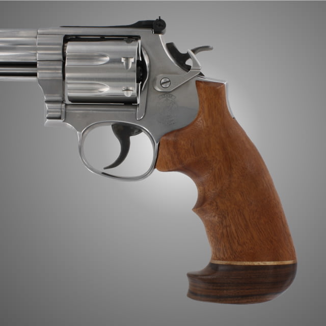 Hogue Dan Wesson Lg. Frame Pau Ferro Top Finger Groove Big Butt - Hogue