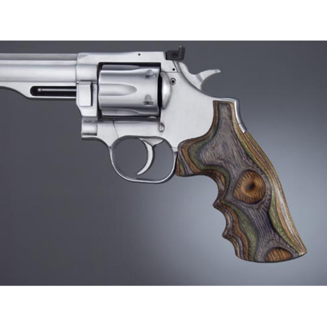 Hogue Dan Wesson Sm. Frame Lamo Camo No Finger Groove Stripe/Cap Checkered - Hogue