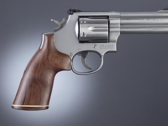 Hogue Dan Wesson Sm. Frame Pau Ferro No Finger Groove Stripe/Cap - Hogue
