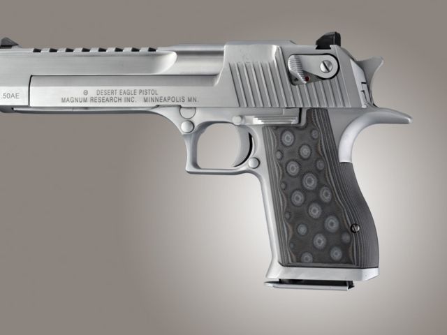 Hogue Desert Eagle G-10 - G-Mascus Black/Gray - Hogue