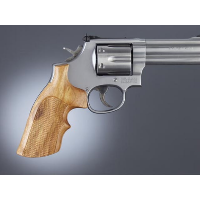 Hogue Detective Special Goncalo Top Finger Groove Checkered - Hogue
