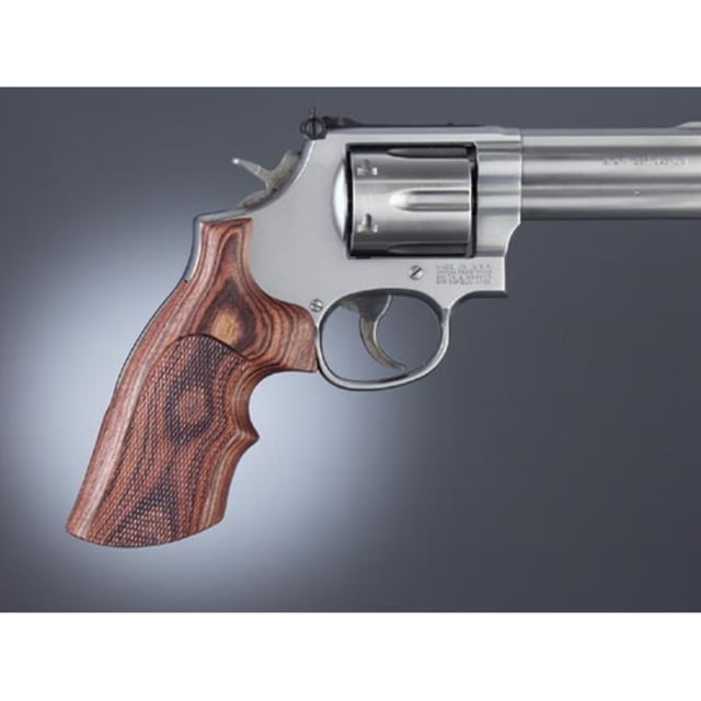 Hogue Detective Special Kingwood Top Finger Groove Checkered - Hogue
