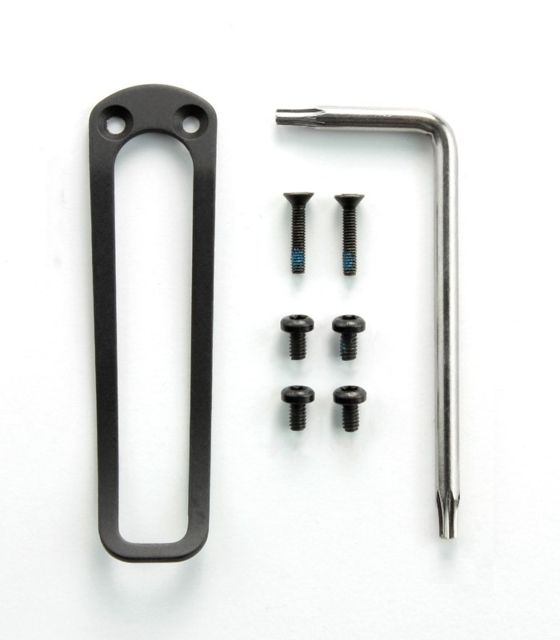 Hogue EX-02 3.375in. or 3.75in. Folder Black Torx Screw and Clip Kit - Hogue