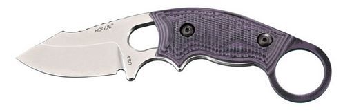 Hogue EX-F03 Clip Point Blade 2.25in. G10 G-Mascus Purple Scales 6.5in. OAL 2 Black Sheath Combo - Hogue