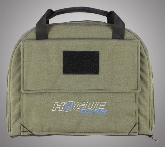 Hogue Gear Medium Pistol Bag w/ Front Pocket and Handles OD Green 9in. Tall 12in. Long - Hogue