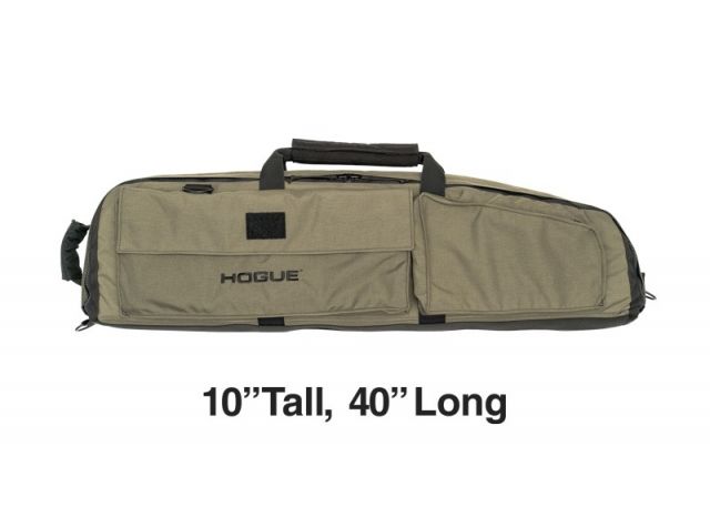Hogue Gear Medium Double Rifle Bag w/ Front Pocket and Handles OD Green 10in H x 40in L - Hogue