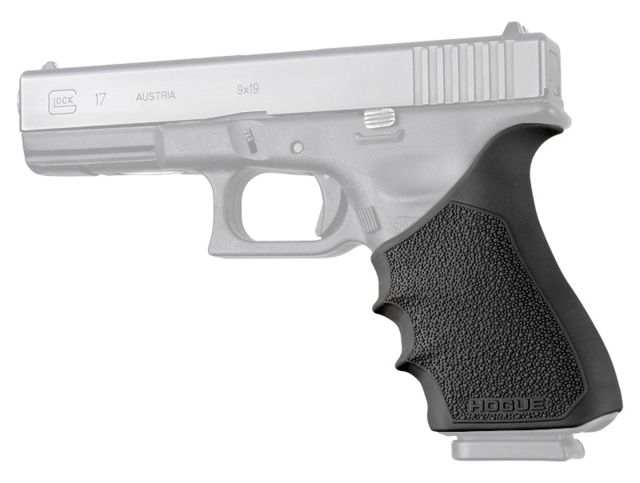USED Hogue Glock HandAll Beavertail Grip Sleeve Glock 17 MOS/17L/22/35/35 MOS/34/34 MOS/31/37 Gen 3/4 Black - Hogue