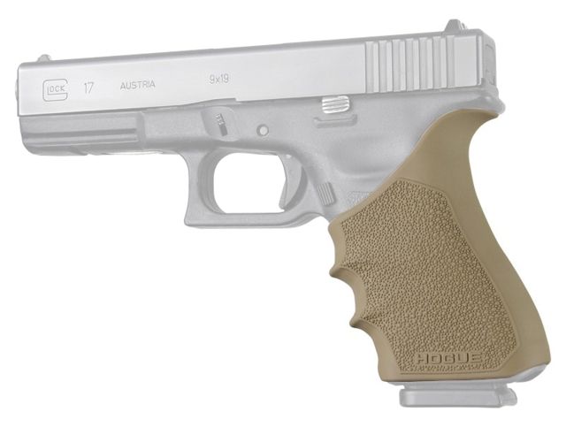 Hogue Glock HandAll Beavertail Grip Sleeve Glock 17 MOS/17L/22/35/35 MOS/34/34 MOS/31/37 Gen 3/4 Flat Dark Earth