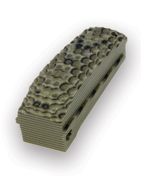 Hogue Govt. G-10 Mainspring Housing Piranha Grip Arched G-Mascus Green - Hogue