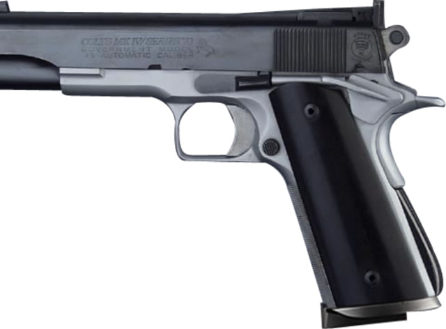 Hogue Govt. Model Ebony S&A Mag.-Well Ambi. Cut - Hogue