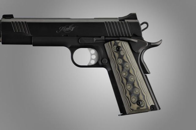 Hogue Govt. Model G-10 - G-Mascus OD Green Camo - Hogue