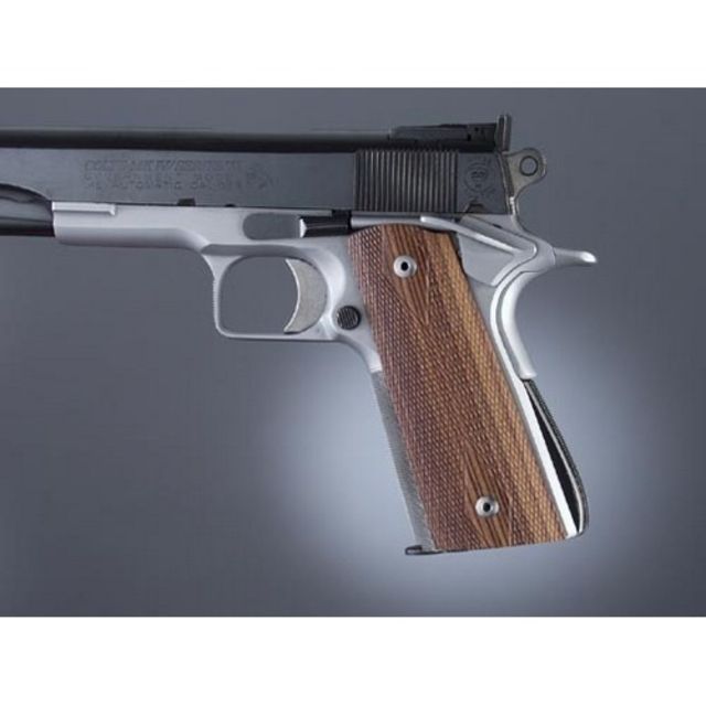 Hogue Govt. Model Kingwood S&A Mag Ambi. Cut Checkered - Hogue