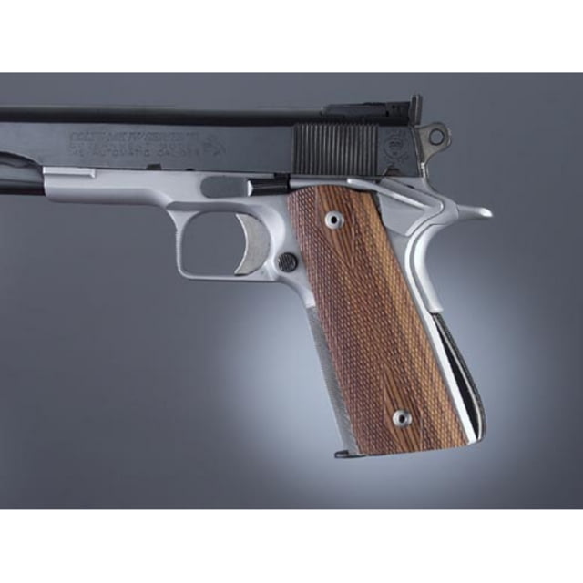 Hogue Govt. Model Kingwood S&A Mag.-Well Checkered - Hogue