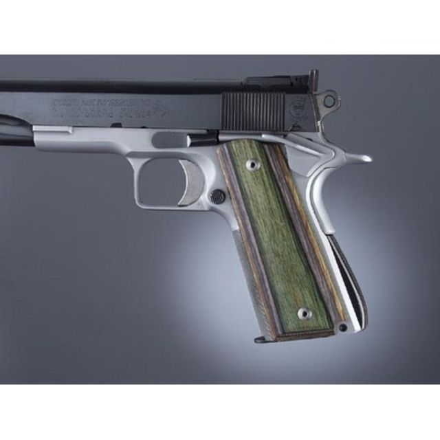Hogue Govt. Model Lamo Camo Ambidextrous Safety Cut - Hogue