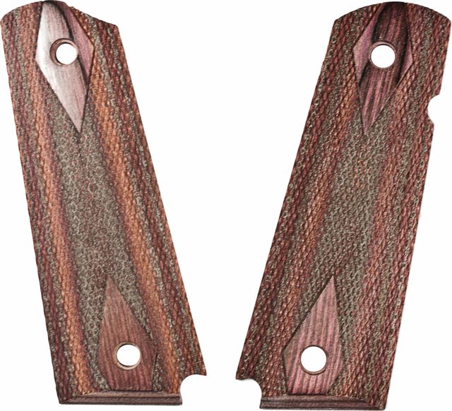 Hogue Rose Laminate Ambi-Cut Gun Grip Checkered - Govt. Model