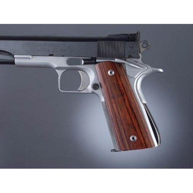 Hogue Govt. Model Rose Laminate S&A Mag Well Ambi. Cut - Hogue