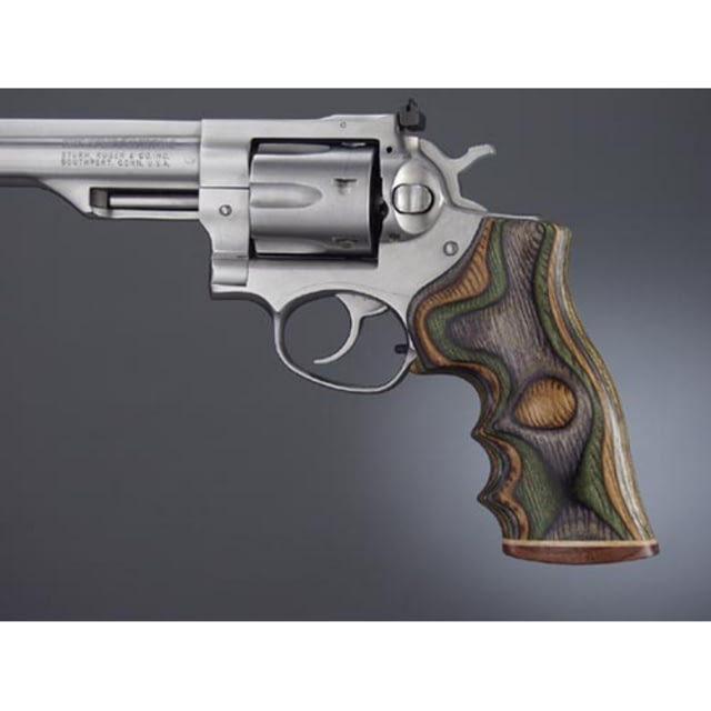 Hogue GP100/Super Redhawk Lamo Camo Top Finger Groove - Hogue