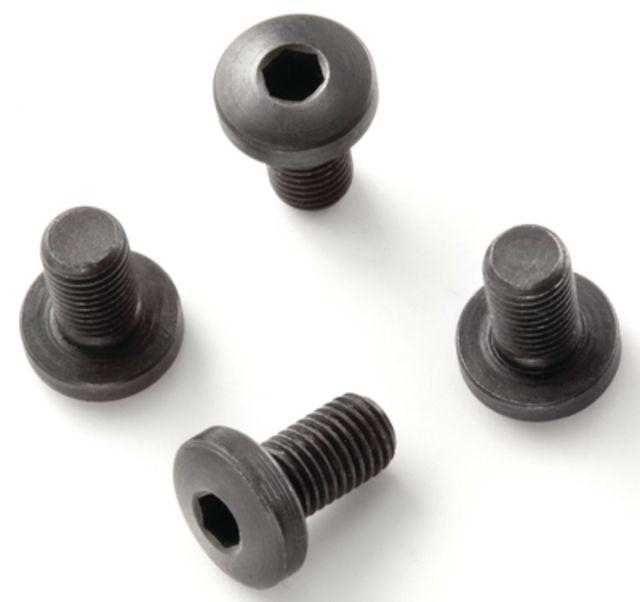 Hogue Grip Screws For Government and Officers Hex Head Black Package of Four - Hogue