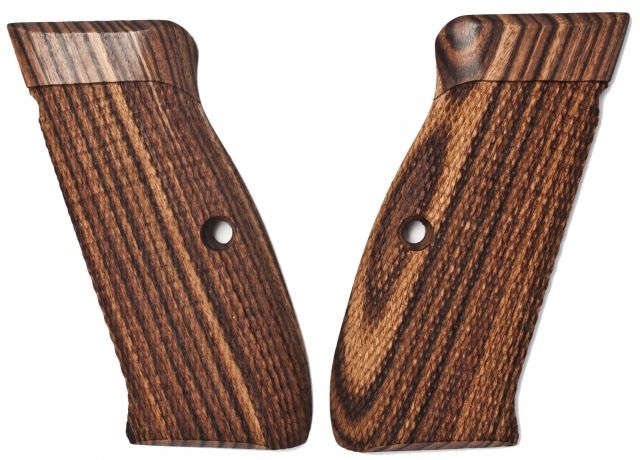 Hogue Gun Grip CZ-75 CZ-85 - Kingwood Checkered - Hogue