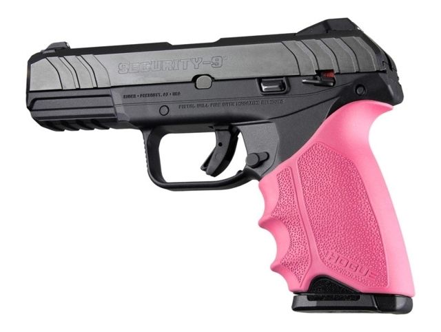 Hogue HandAll Beavertail Grip Sleeve Ruger Security-9 Pink