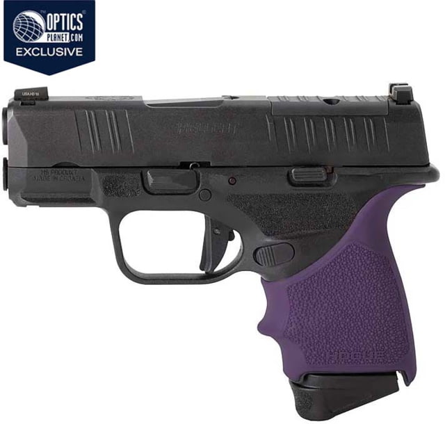 Hogue HandAll Beavertail Grip Sleeve - Springfield Armory Hellcat Purple - Hogue