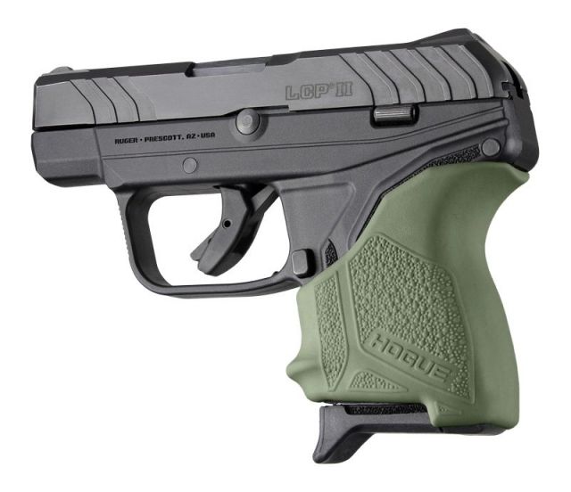 Hogue HandAll BGS Ruger LCP II OD Grn OD Green - Hogue
