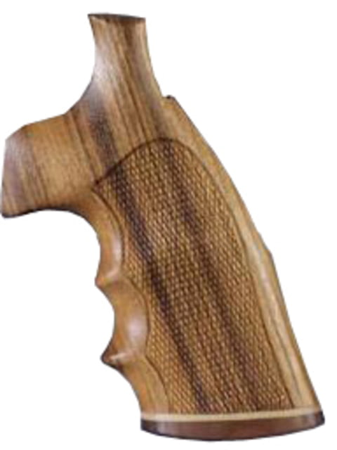 Hogue Handgun Grip Goncalo Wood Stripe+Cap Checkered - Taurus 85 - Hogue