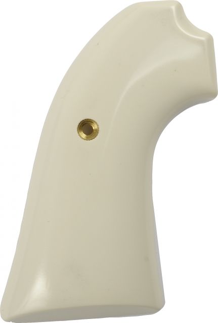 Hogue Handgun Grip Ivory Polymer Cowboy Panels - Ruger Bisley
