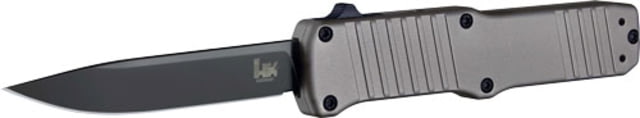 Hogue Hk Hadron 3.375 Otf Auto Clip Pt Alum Fr Matte Gry - Hogue
