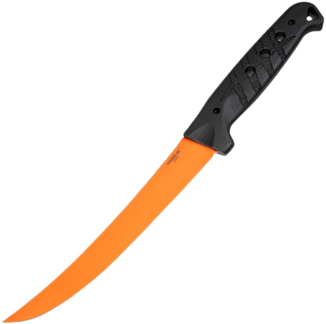 Hogue Bone Flex 7.125in Fixed Blade Knife Hi-Viz Orange Cerakote Black