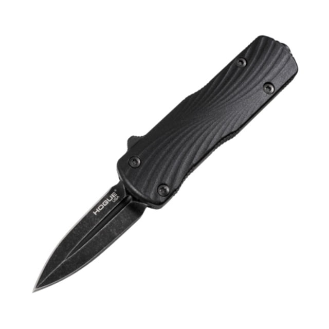 Hogue Micro Counterstrike OTF Automatic Folding Knife 1.95in Stone Thumbed MagnaCut Double Edge Aluminum Slate Blue Standard