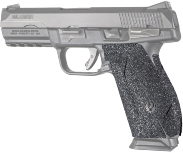 Hogue Ruger American Duty 9mm Pistol Grip Wrapter Grit Black - Hogue